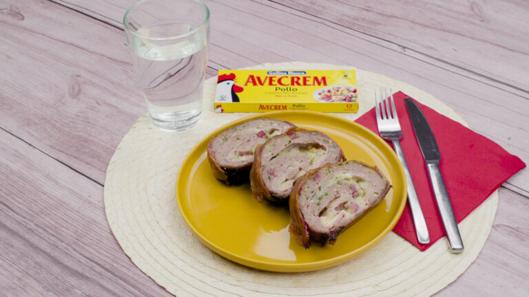 Rollo de carne picada