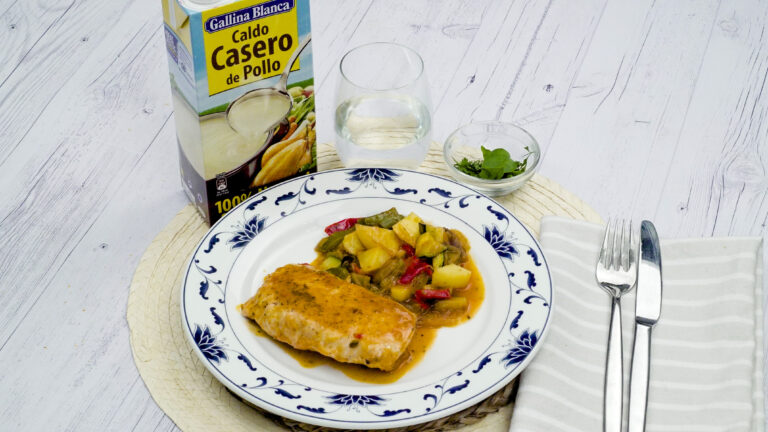 Solomillo de pavo en salsa