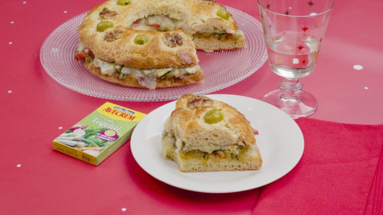 Roscón de reyes salado