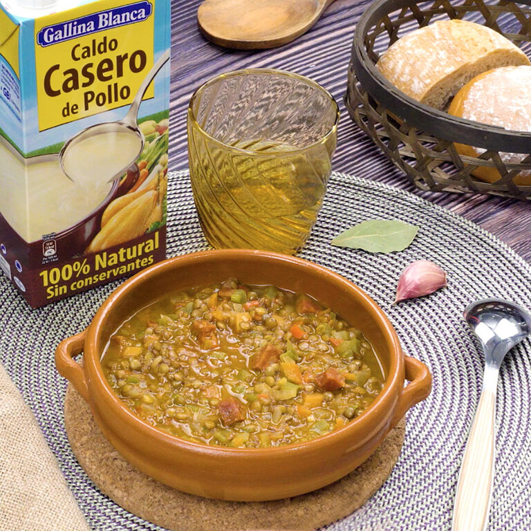 Lentejas estofadas con chorizo