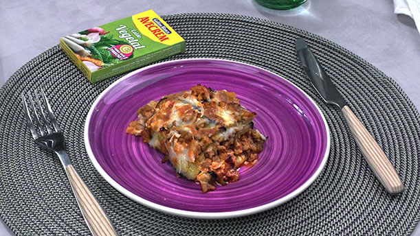 Pastel de berenjenas con carne picada