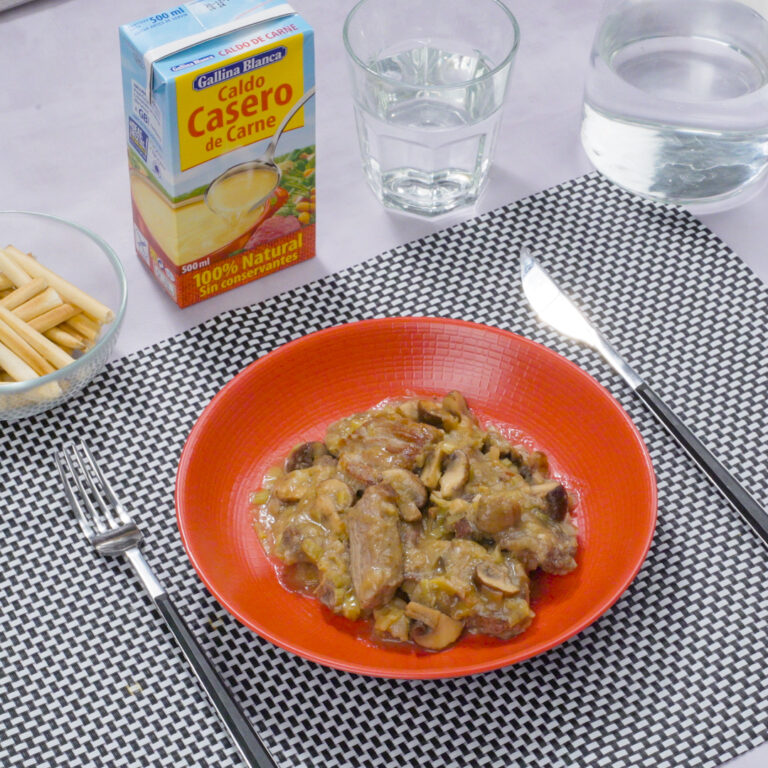 Costillas de ternera en salsa