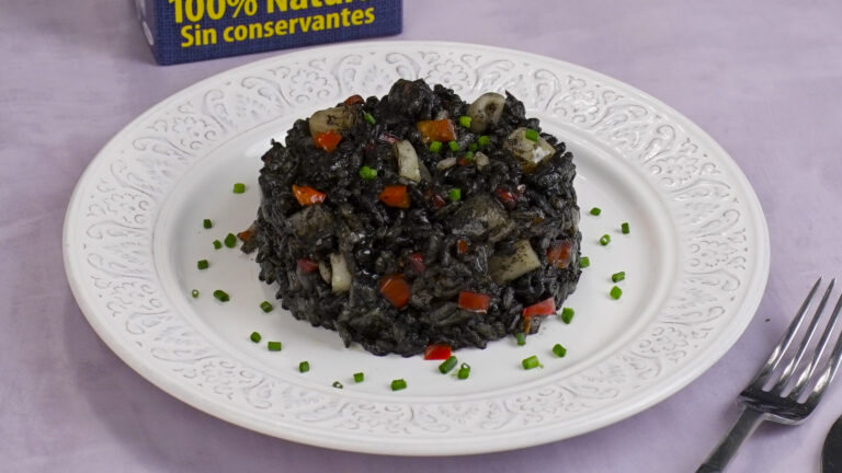 Arroz negro con sepia