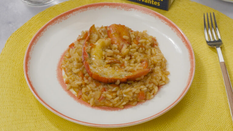 Arroz meloso con bogavante