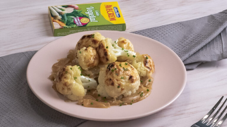 Coliflor gratinada con bechamel