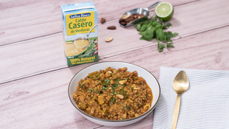 Lentejas al curry