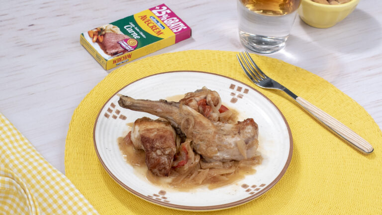 Conejo guisado con patatas