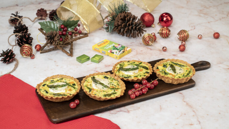 Tartaletas de verdura y queso