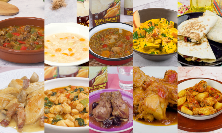 10 recetas con pollo deliciosas para ayudarte a planificar tu menú semanal