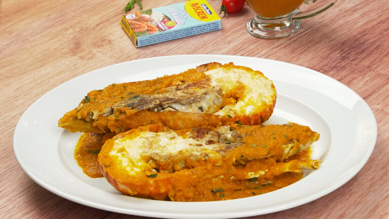 Langosta en salsa