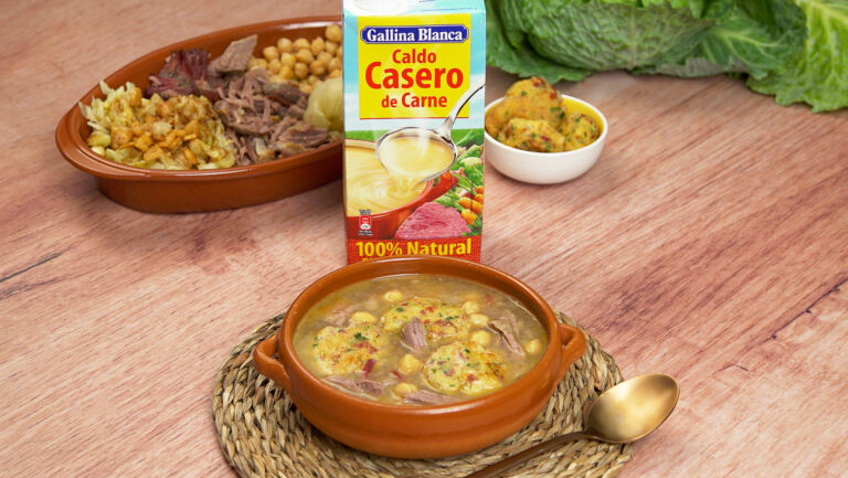 Sopa de cocido lebaniego