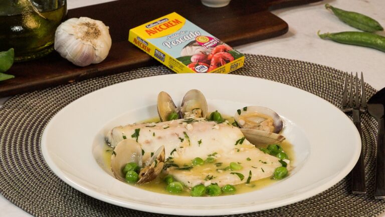 Lubina en salsa verde