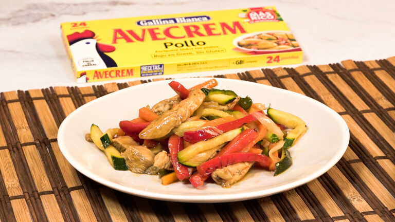 Salteado de pollo con verduras