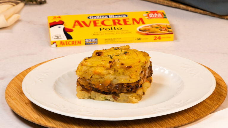 Pastel de carne con patatas