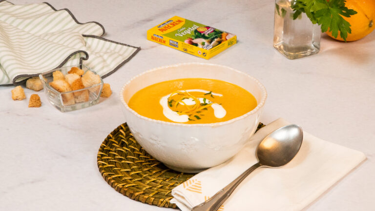 Crema de calabaza y boniato