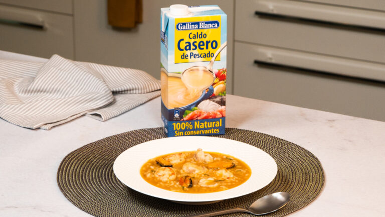 Sopa de pescado con arroz