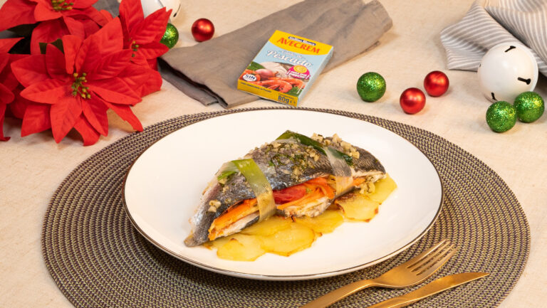 Dorada rellena al horno