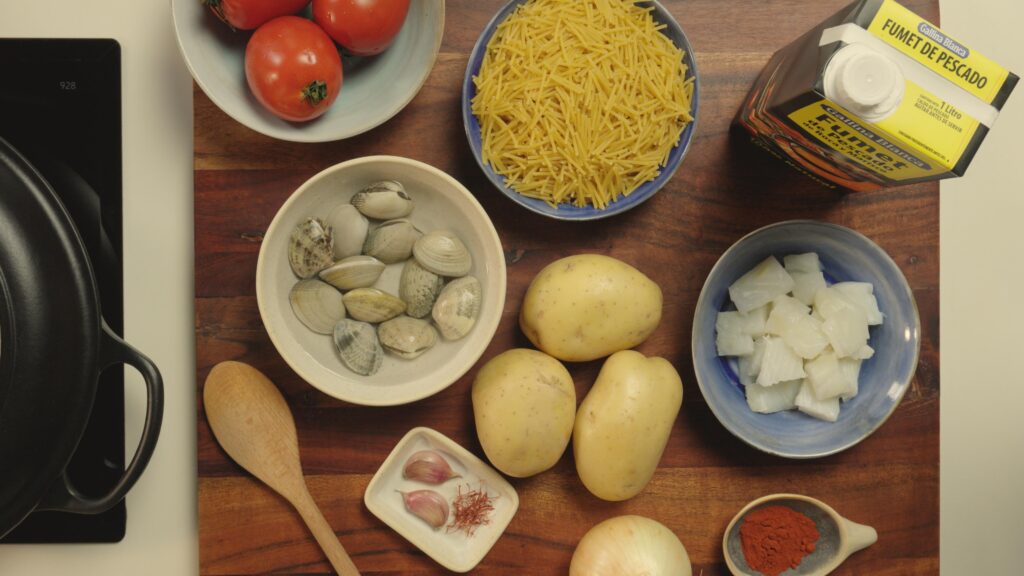 Preparación de los ingredientes
