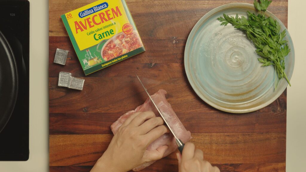 Preparar la carne de cerdo