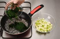 Preparar la mezcla de la quiche