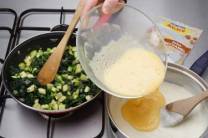 Montar y hornear la quiche