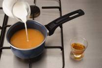 Finalizando y sirviendo la crema