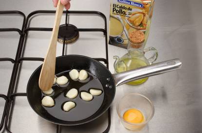 Preparación de las patatas