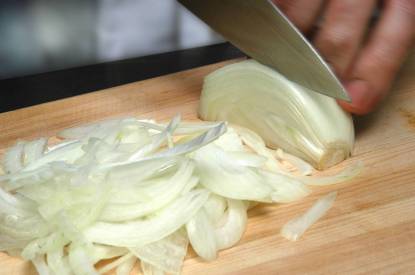 Preparar la base de cebolla