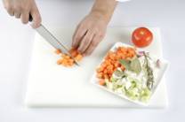 Preparar la base del sofrito