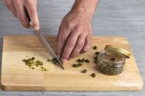 Preparar la base de la tarta de pistacho