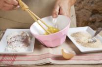 Preparación de la mezcla y rebozado