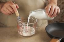 Preparación del relleno de pescado y marisco