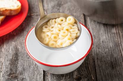 Finalizar y servir la sopa