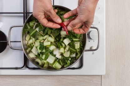 Incorporar los ingredientes finales