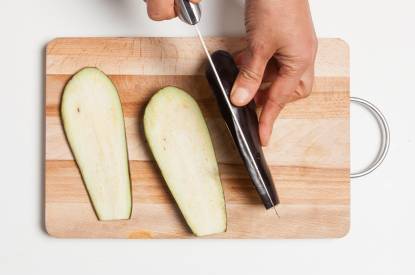 Preparación de las berenjenas