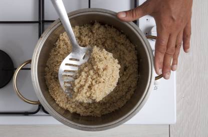 Mezclar y finalizar el plato