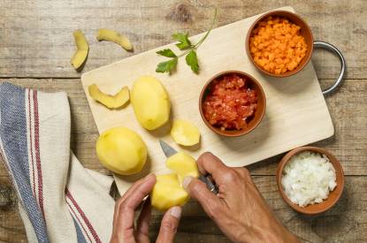 Sofreír las verduras