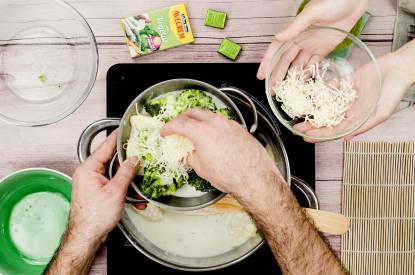 Gratinar la preparación