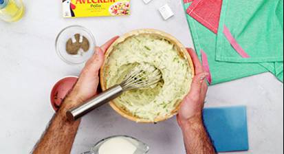 Preparación de la mayonesa y montaje