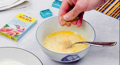 Preparando los calamares