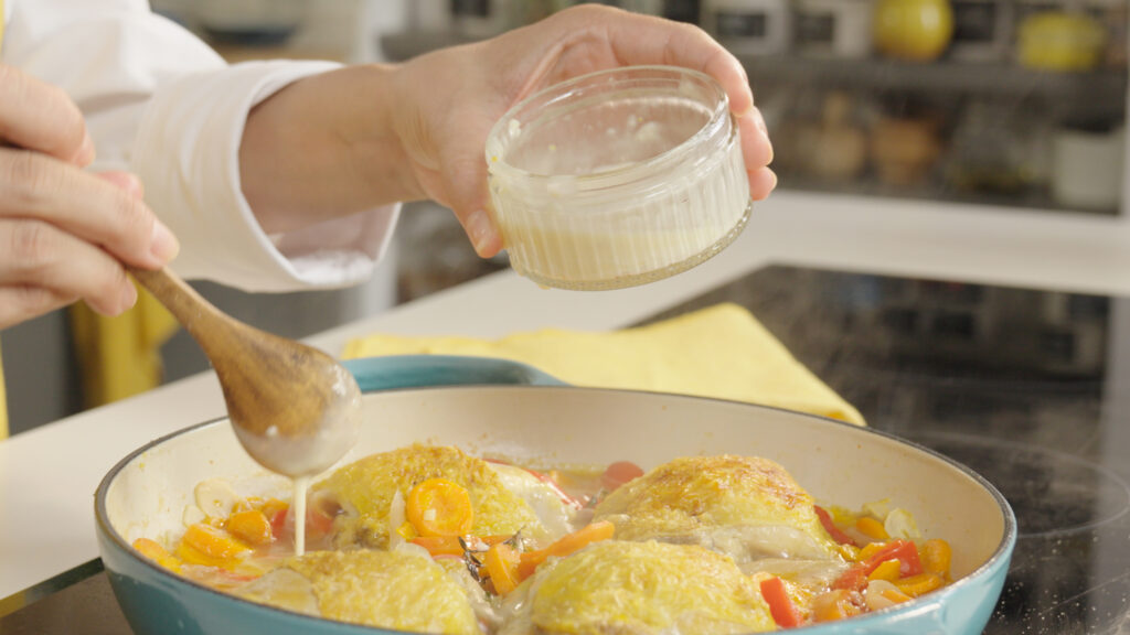 Finalizando la salsa