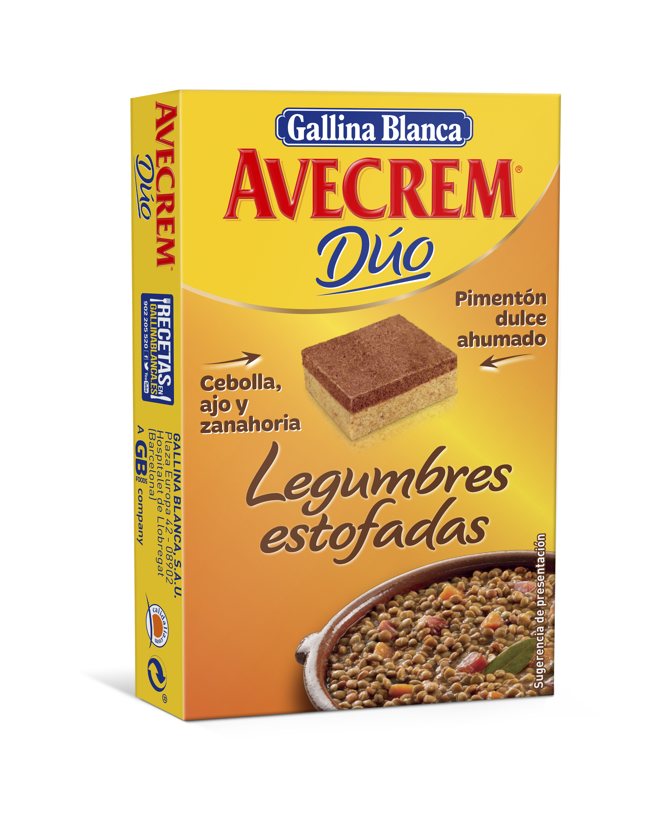 Avecrem Dúo Legumbres Estofadas