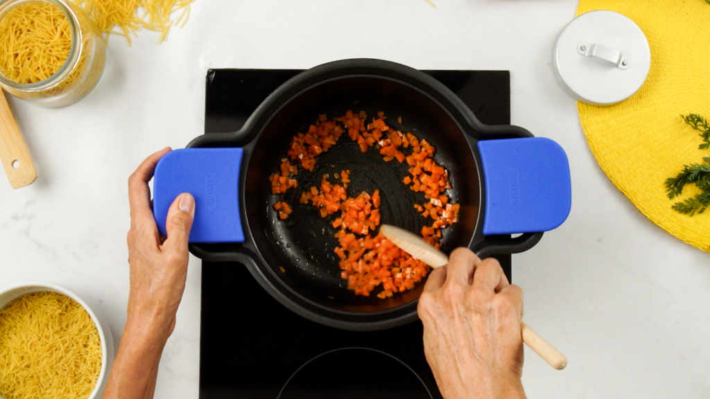 Incorporación del caldo