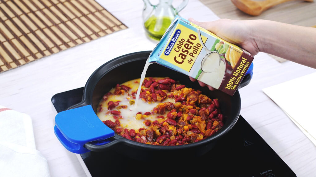 Incorporación del chorizo