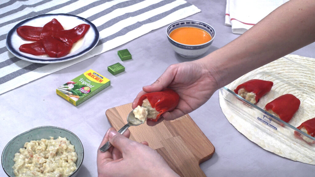 Rellenar los pimientos