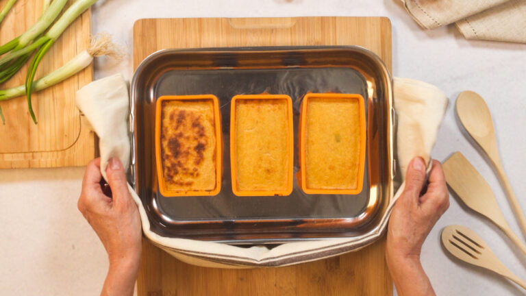 Pastel de pescado sin nata