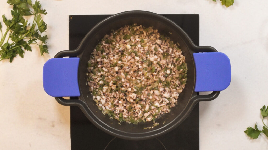 Preparación del relleno inicial