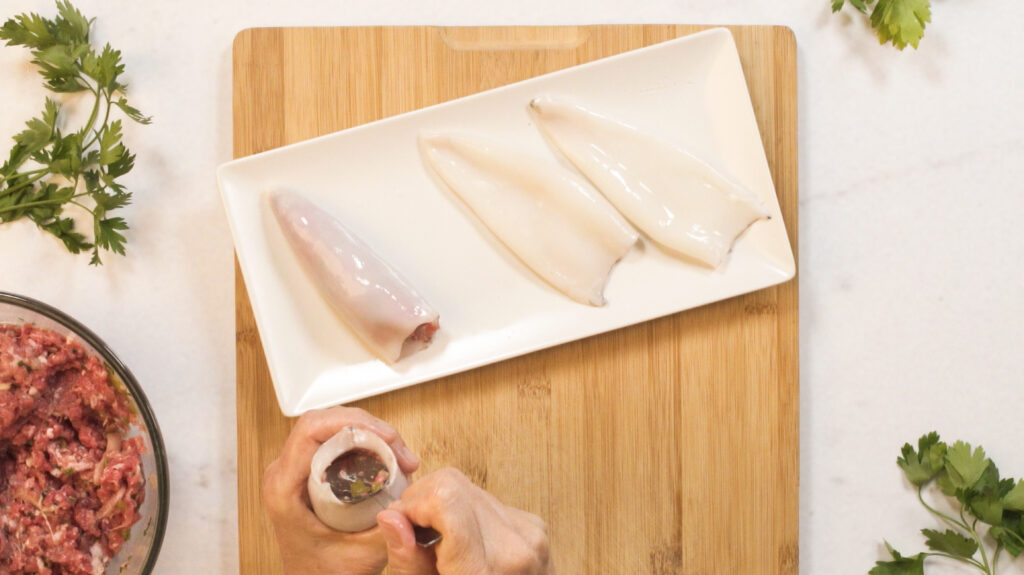 Sofrito y preparación de la carne