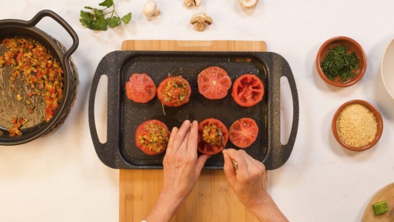 Cómo vaciar tomates