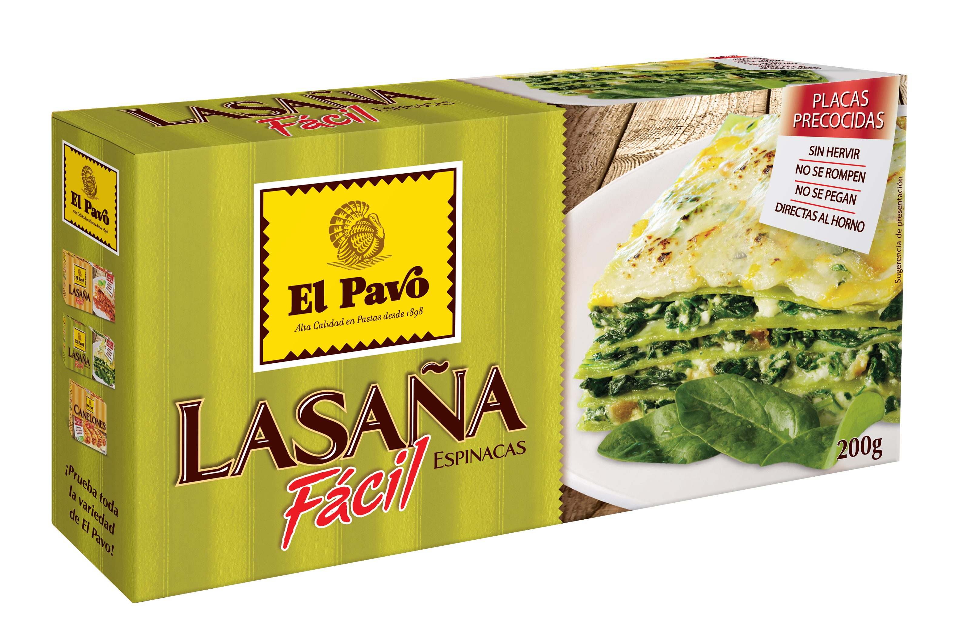 Lasaña Fácil Con Espinacas